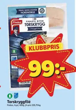 Östenssons Findus torskfilé erbjuda
