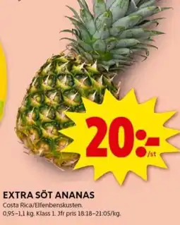 ICA Kvantum EXTRA SÖT ANANAS erbjuda