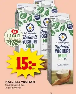 ICA Kvantum NATURELL YOGHURT erbjuda