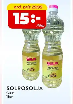 Matrix Butikerna SOLROSOLJA Gulin erbjuda