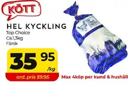 Matrix Butikerna HEL KYCKLING Top Choice erbjuda
