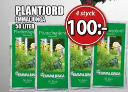 Extra Mjällby Stormarknad PLANTJORD EMMALJUNGA 50 LITER erbjuda