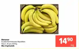 Coop Extra Bananer erbjuda