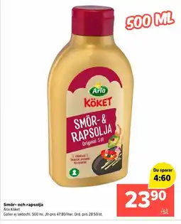 Coop Extra Smör- och rapsolja erbjuda