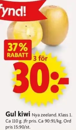 ICA Supermarket Gul kiwi erbjuda