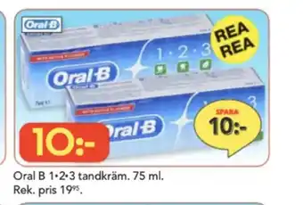 Bo Ohlsson Oral-b tandkräm erbjuda