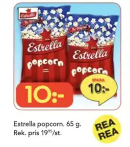 Bo Ohlsson Estrella popcorn erbjuda