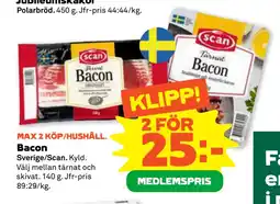 Stora Coop Bacon erbjuda