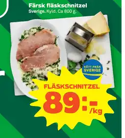 Stora Coop Färsk fläskschnitzel erbjuda