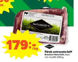 Stora Coop Färsk entrecote/biff erbjuda