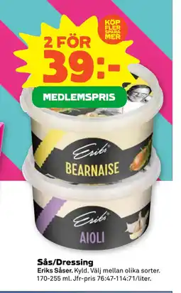 Stora Coop Sås/Dressing erbjuda