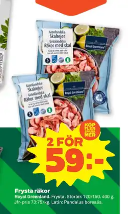 Stora Coop Frysta räkor erbjuda