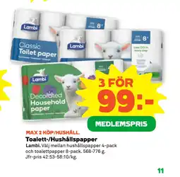 Stora Coop Toalett-/Hushållspapper erbjuda