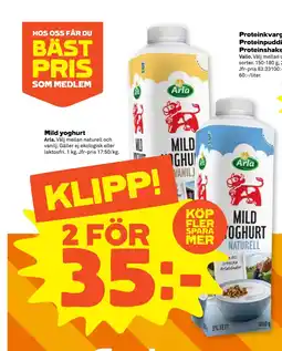 Stora Coop Mild yoghurt erbjuda