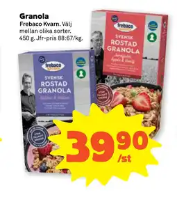Stora Coop Granola erbjuda