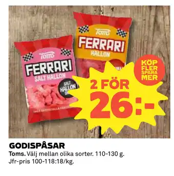 Coop GODISPÅSAR erbjuda