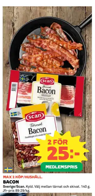 Coop BACON erbjuda