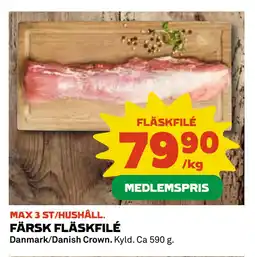 Coop FÄRSK FLÄSKFILÉ erbjuda