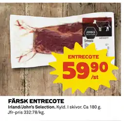 Coop Daglivs FÄRSK ENTRECOTE erbjuda