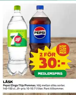 Coop Daglivs LÄSK erbjuda