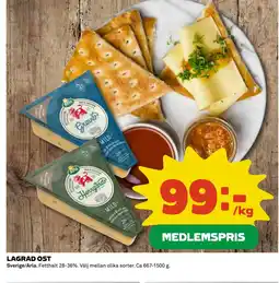 Coop Daglivs LAGRAD OST erbjuda