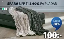 JYSK HAGTORN FLEECEPLÄD erbjuda