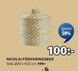 JYSK NICOLAI FÖRVARINGSBOX erbjuda