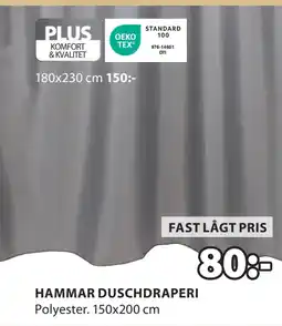JYSK HAMMAR DUSCHDRAPERI erbjuda