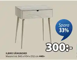 JYSK ILBRO SÄNGBORD erbjuda