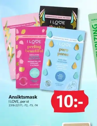 DollarStore Ansiktsmask erbjuda