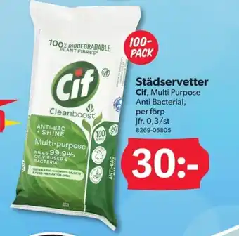 DollarStore Städservetter erbjuda