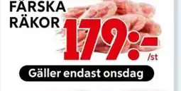 Ica Hajen Lagpris Färska räkor erbjuda