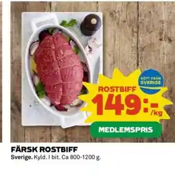 FÄRSK ROSTBIFF
