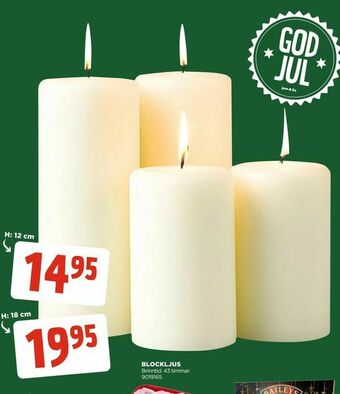 Jem&Fix Blockljus erbjuda