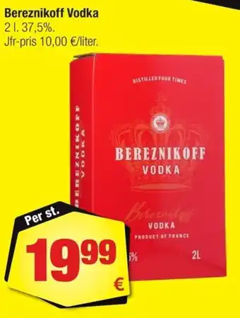 Calle Bereznikoff Vodka erbjuda