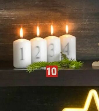 Jem&Fix Blockljus advent erbjuda