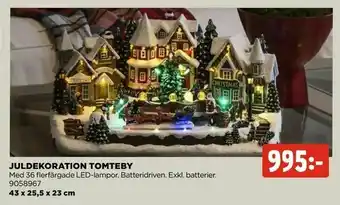 Jem&Fix Juldekoration tomteby erbjuda