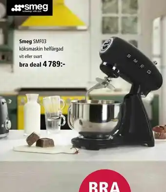 Smeg SMF03 köksmaskin helfärgad