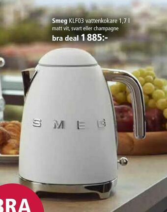 Smeg KLF03 vattenkokare 1,7 l