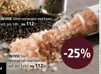 In10se Snö himalaya salt med kvarn