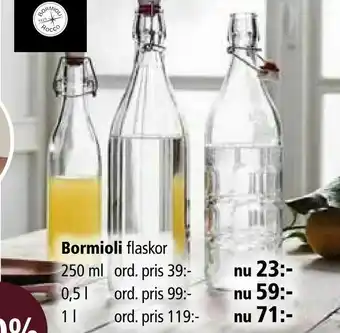 Bormioli flaskor