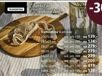 Kitch'n Tramontina skärbrädor erbjuda
