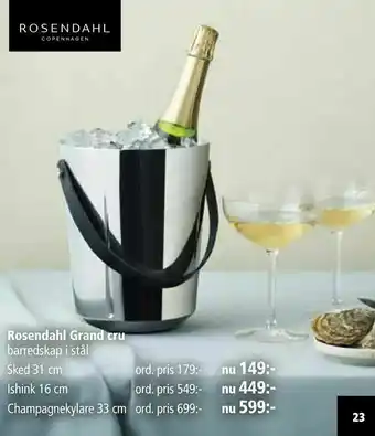 Kitch'n Rosendahl Grand cru barredskap i stål erbjuda
