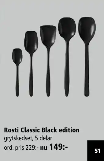 Rosti Classic Black edition