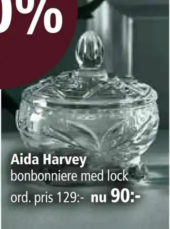 Kitch'n Aida Harvey bonbonniere med lock erbjuda