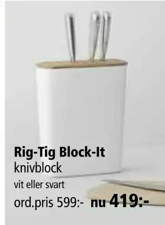 Rig-Tig Block-It knivblock