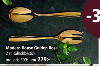 Kitch'n Modern House Golden Rose erbjuda