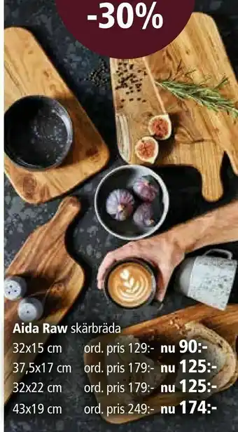 Kitch'n Aida Raw skärbräda erbjuda