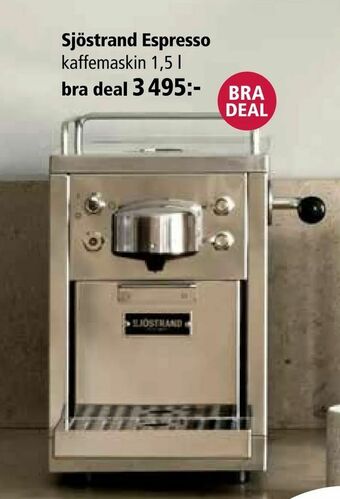 Kitch'n Sjöstrand Espresso erbjuda