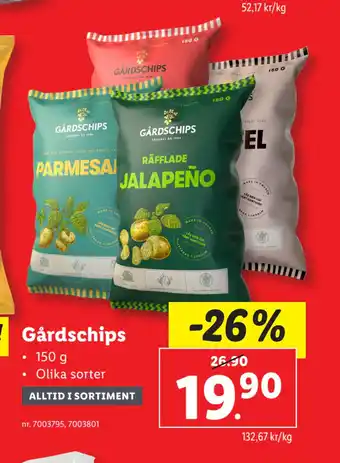 Lidl Gårdschips erbjuda